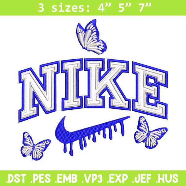 Nike butterfly embroidery design, Butterfly embroidery, Nike design,Embroidery file,Embroidery shirt,Digital download.jpg