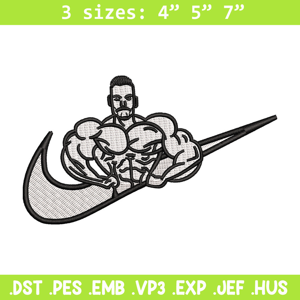 Nike chris embroidery design, Chris Bumstead embroidery, Nike design, Embroidery shirt, Embroidery file,Digital download.jpg