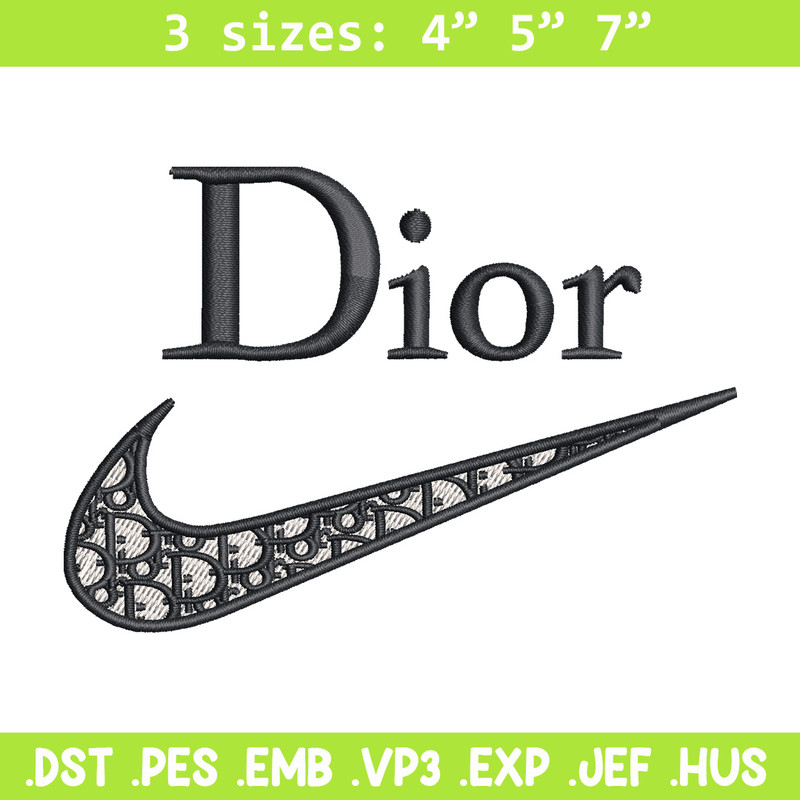 Nike dior embroidery design, Dior embroidery, Emb design, Embroidery shirt, Embroidery file, Digital download.jpg