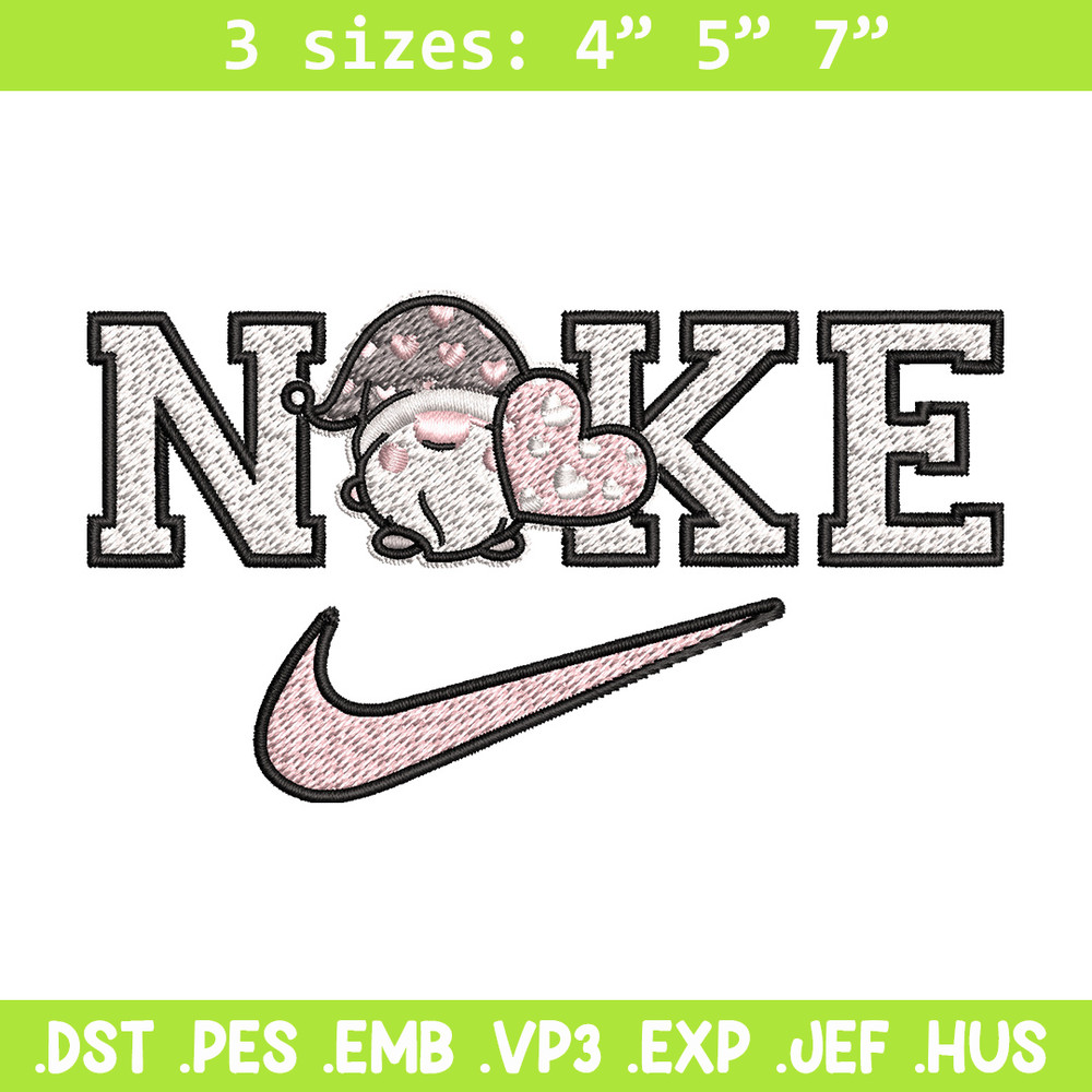 Nike gnomes Embroidery Design, Chrismas Embroidery, Nike Embroidery, Embroidery File, Logo shirt, Digital download.jpg