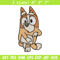Bingo Heeler Embroidery, Bluey cartoon Embroidery, Embroidery File, cartoon design, cartoon shirt, Digital download..jpg