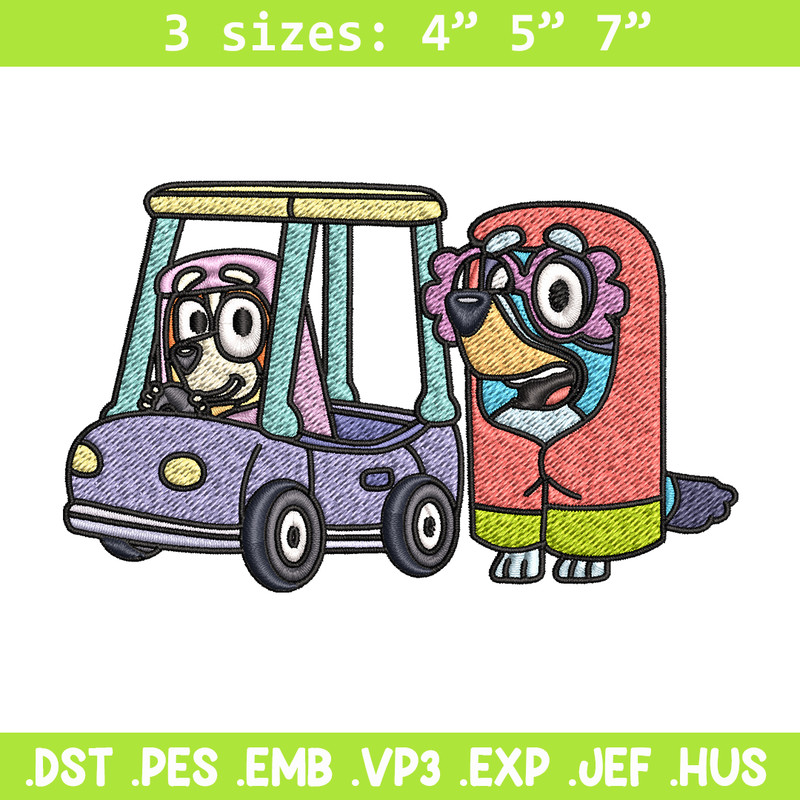 Bluey bingo Embroidery design, Bluey Embroidery, Embroidery File, cartoon design, cartoon shirt, Digital download..jpg