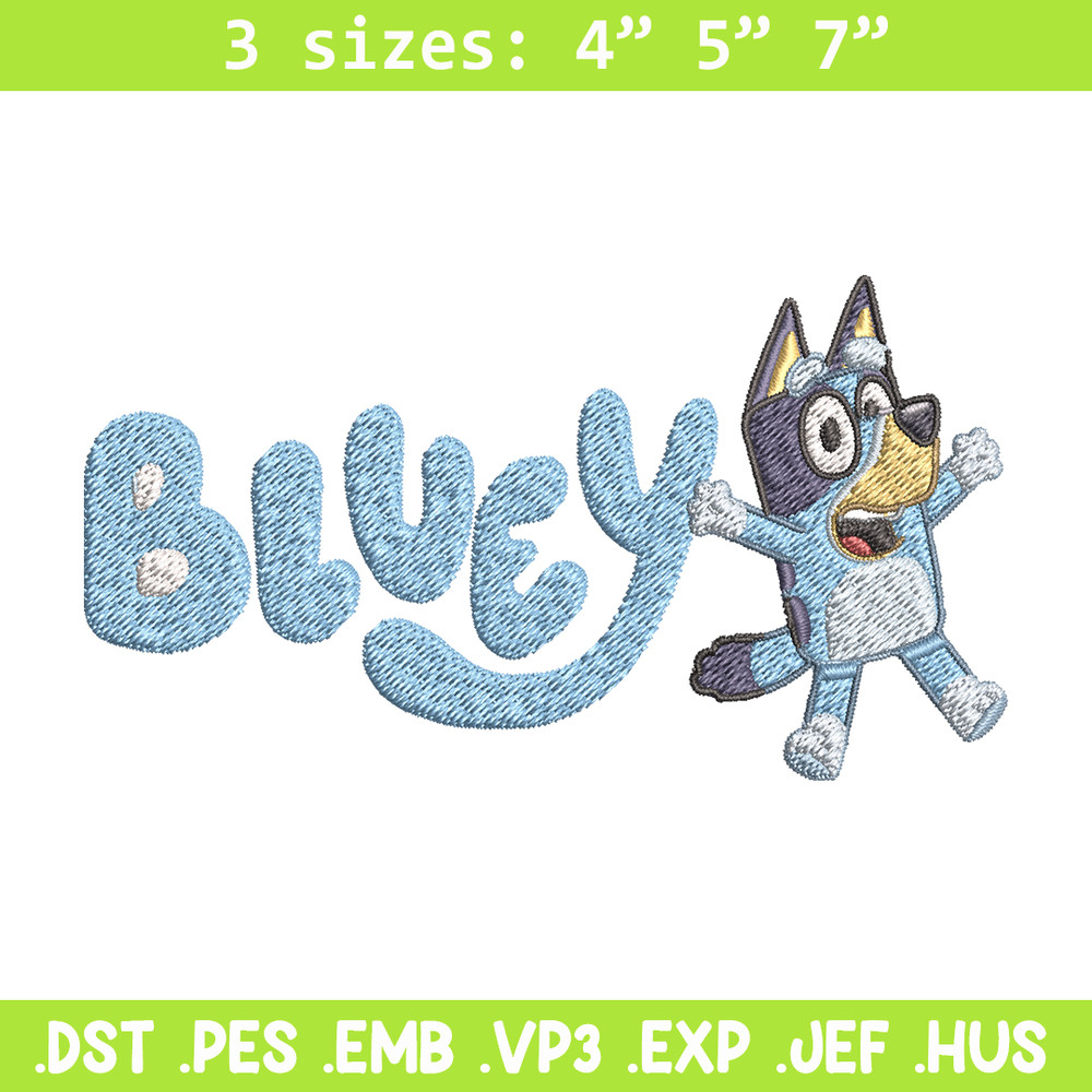 Bluey cartoon Embroidery, Bluey Cartoon Embroidery, cartoon Embroidery, Embroidery File, cartoon shirt, digital download.jpg