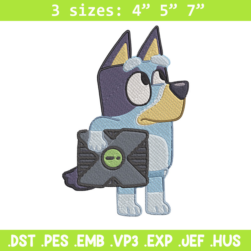 Bluey cartoon Embroidery, Bluey Embroidery, Embroidery File, cartoon design, cartoon shirt, Digital download..jpg
