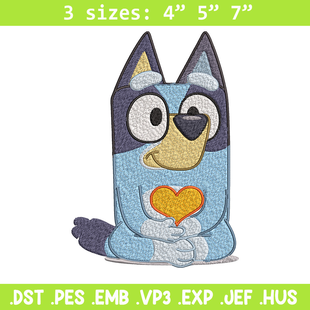 Bluey Embroidery, Bluey Cartoon Embroidery, cartoon Embroidery, Embroidery File, cartoon shirt, digital download..jpg