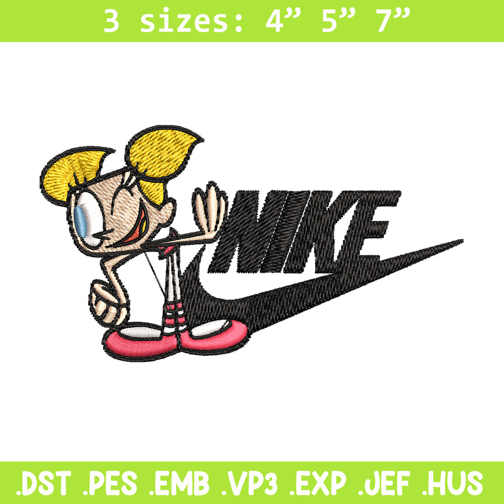 Bubbles cartoon Nike Embroidery design, Bubbles cartoon Embroidery, Nike design, Embroidery file, Instant download..jpg