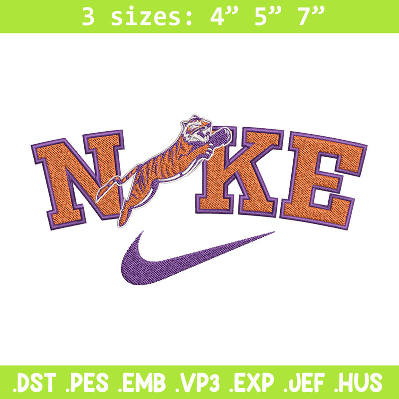 Edward Waters Tigers embroidery design, Sport embroidery, Nike design, Embroidery file,Embroidery shirt,Digital download.jpg