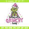 Grinch today embroidery design, Grinch embroidery, Chrismas design,Embroidery shirt, Embroidery file, Digital download.jpg