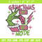 Grinchmas mode embroidery design, Grinch embroidery, Chrismas design, Embroidery shirt, Embroidery file,Digital download.jpg