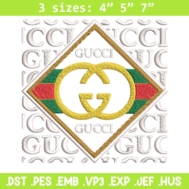 Gucci design Embroidery Design, Gucci Embroidery, Brand Embroidery, Logo shirt, Embroidery File, Digital download.jpg
