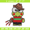 Keroppi Freddy Krueger Embroidery design, Horror Embroidery, horror design, Embroidery File, Digital download..jpg