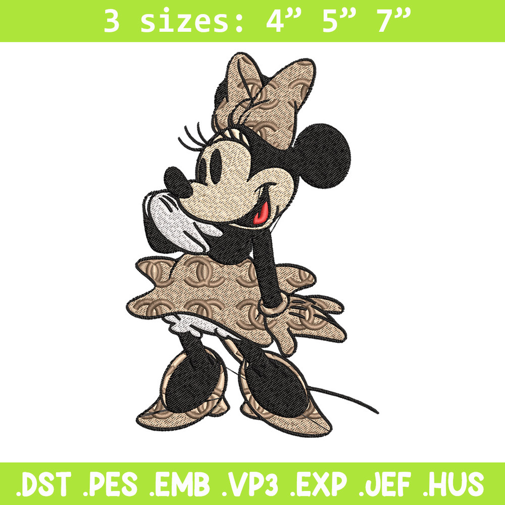 Minnie fun gucci Embroidery Design, Gucci Embroidery, Brand Embroidery, Logo shirt, Embroidery File, Digital download.jpg