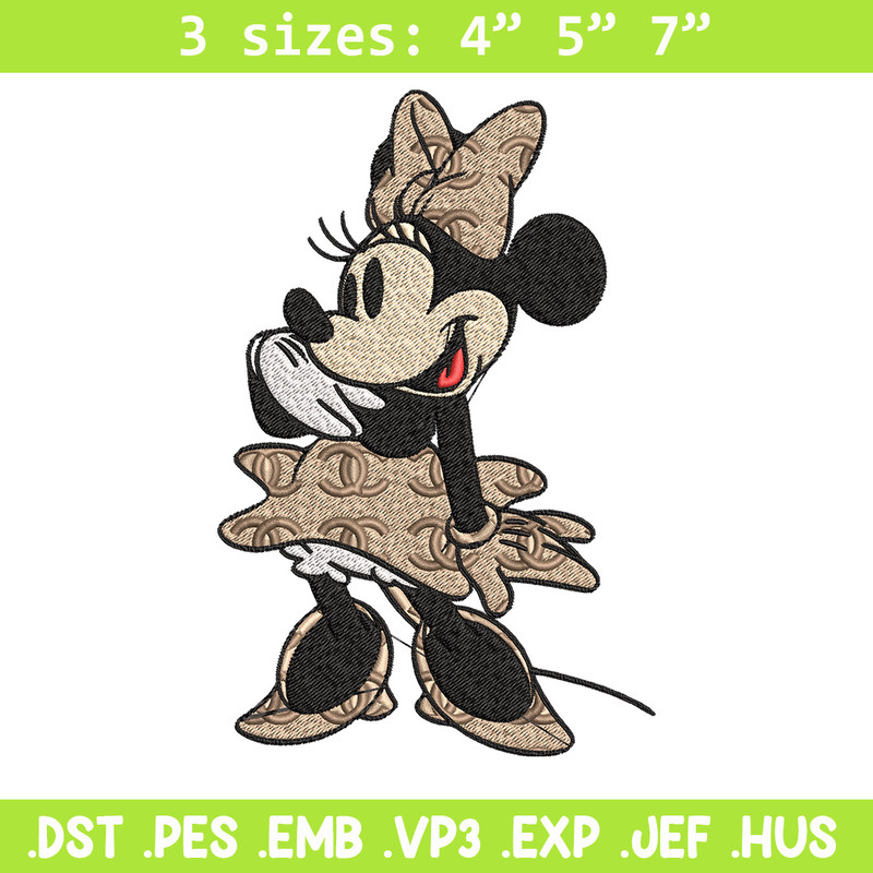 Minnie fun gucci Embroidery Design, Gucci Embroidery, Brand Embroidery, Logo shirt, Embroidery File, Digital download.jpg