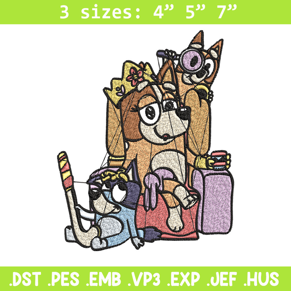 Mum Bluey bingo Embroidery, bluey Embroidery, Embroidery File, cartoon shirt, cartoon design, Digital download..jpg