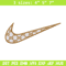 Nike brown embroidery design, Nike embroidery, Nike design, Embroidery shirt, Embroidery file, Digital download.jpg
