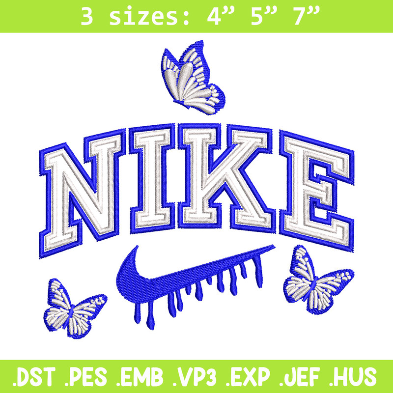 Nike butterfly embroidery design, Butterfly embroidery, Nike design,Embroidery file,Embroidery shirt,Digital download.jpg