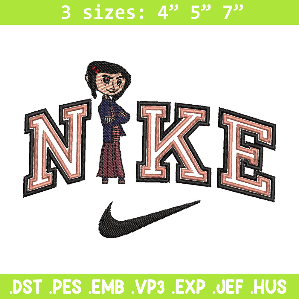 Nike china girl embroidery design, Girl embroidery, Nike design, Embroidery shirt, Embroidery file,Digital download.jpg