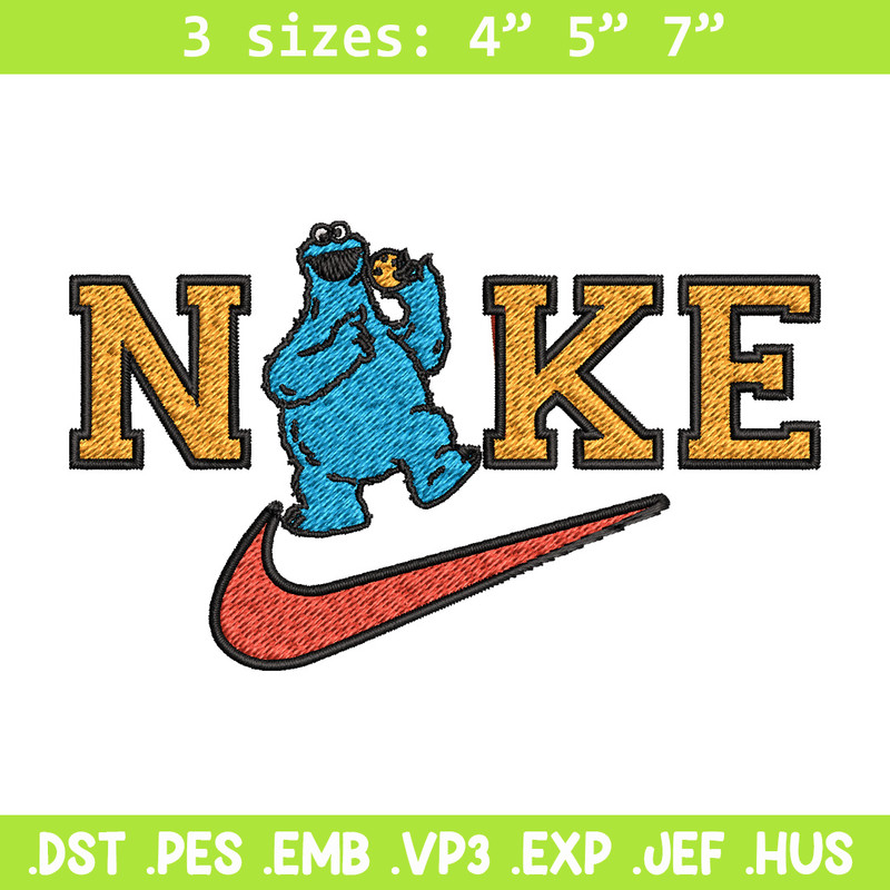 Nike green cartoon Embroidery Design, Nike Embroidery, Brand Embroidery, Embroidery File, Logo shirt, Digital download.jpg