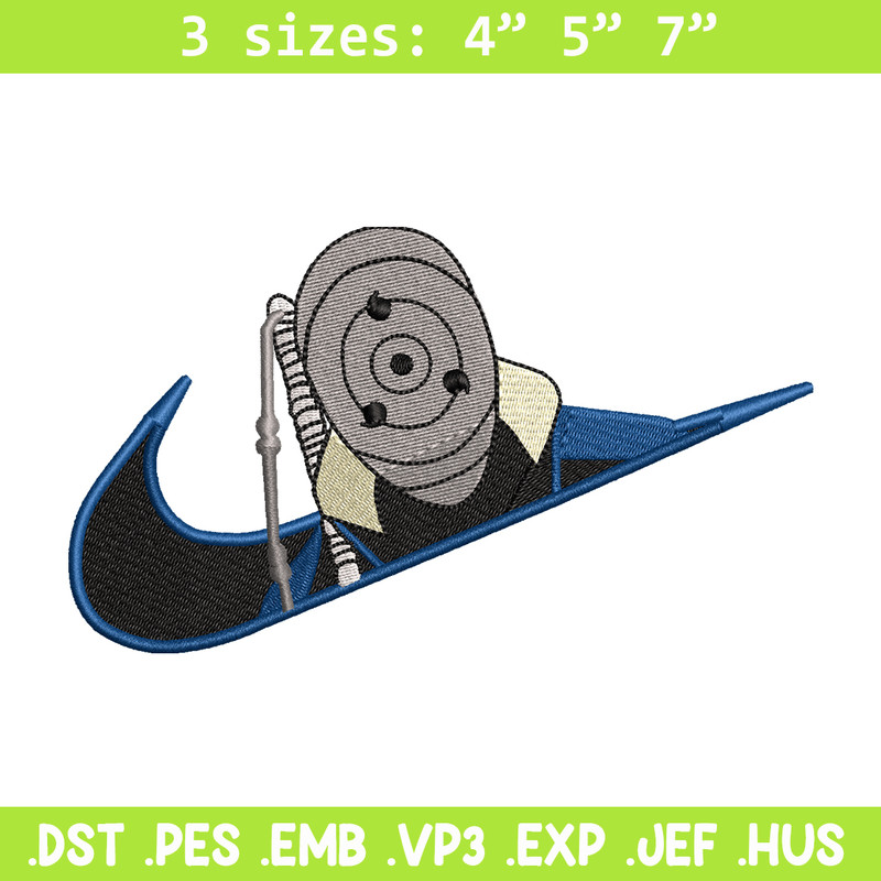 Nike Obito embroidery design, Naruto embroidery, Nike design, anime design, anime shirt, Digital download.jpg