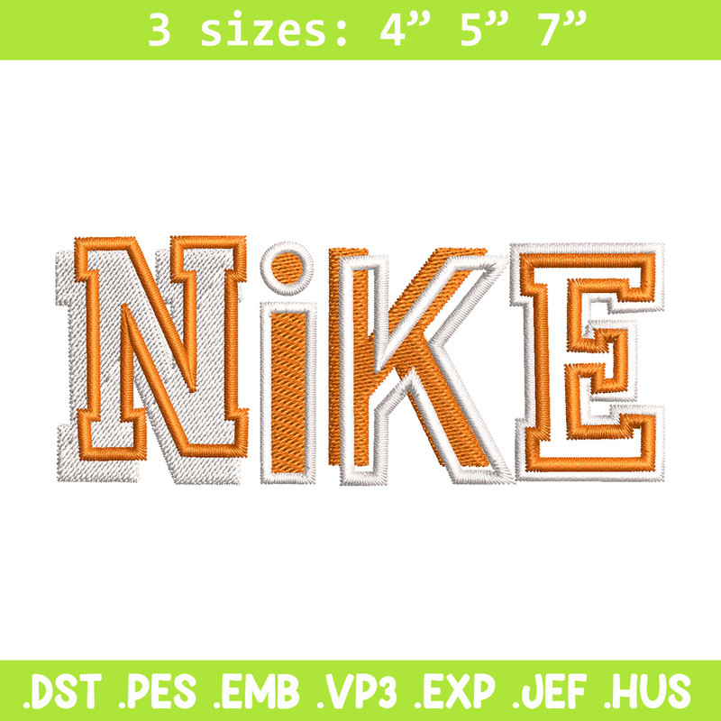Nike orange logo embroidery design, Nike embroidery, Nike design, Embroidery shirt, Embroidery file,Digital download.jpg