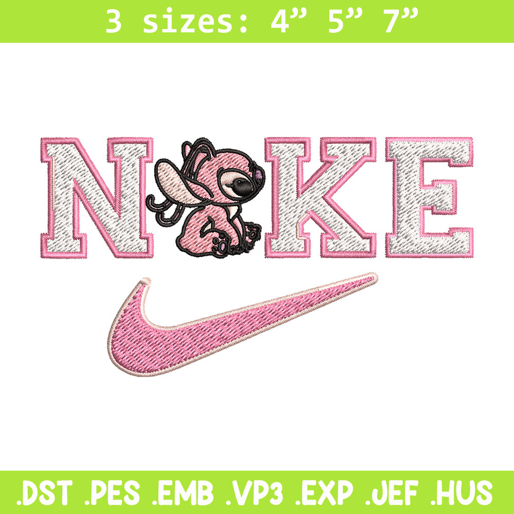 Nike pink stitch Embroidery Design, Stitch Embroidery, Nike Embroidery, Embroidery File, Logo shirt, Digital download.jpg