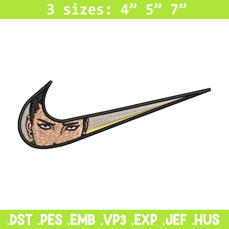 Nike shikamaru embroidery design, Naruto embroidery, Nike design, Embroidery shirt, Embroidery file, Digital download.jpg