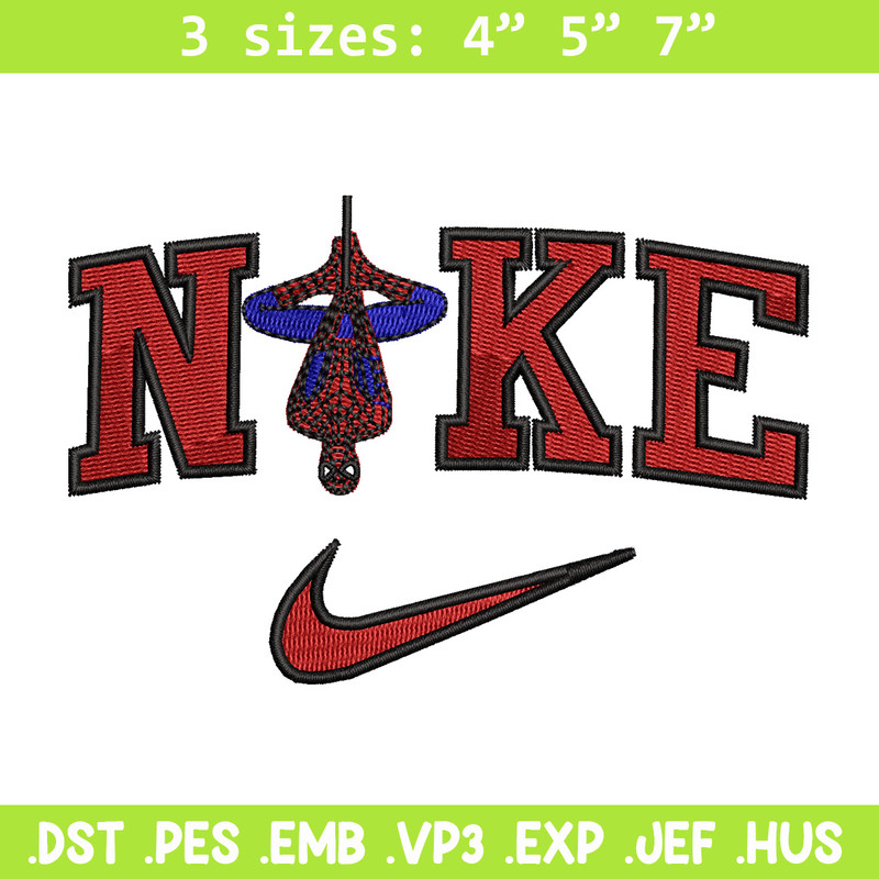 Nike spiderman embroidery design, Spiderman embroidery, Nike design, Embroidery shirt, Embroidery file, Digital download.jpg