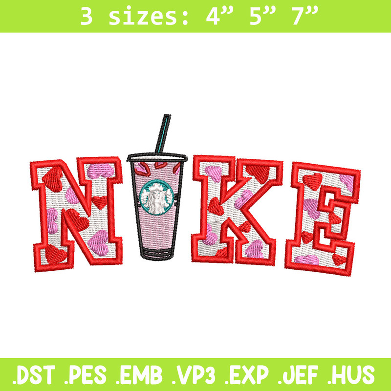 Nike starbuck embroidery design, Starbuck embroidery, Nike design, Embroidery shirt, Embroidery file,Digital download.jpg