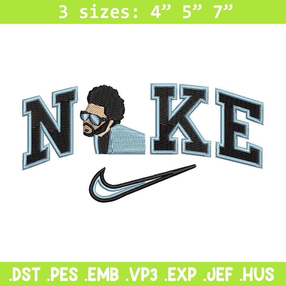 Nike weeknd embroidery design, The weeknd embroidery, Nike design, Embroidery shirt, Embroidery file, Digital download.jpg