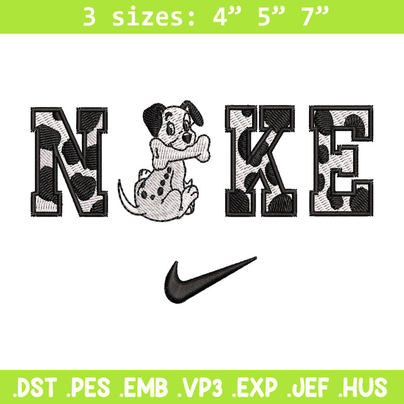 Nike x Dalmatian embroidery design, Dalmatian embroidery, Nike design,Embroidery shirt, Embroidery file,Digital download.jpg