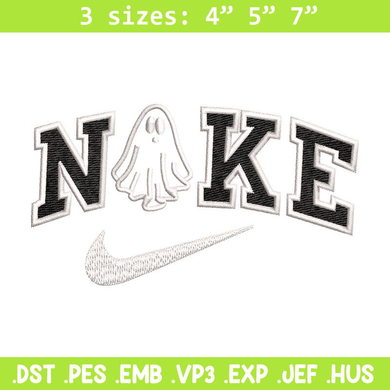Nike x ghost embroidery design, Ghost embroidery, Nike design, Embroidery shirt, Embroidery file,Digital download.jpg