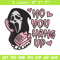 No You Hang Up Scream Embroidery design, Horror Embroidery, logo design, Embroidery File, logo shirt, Digital download..jpg