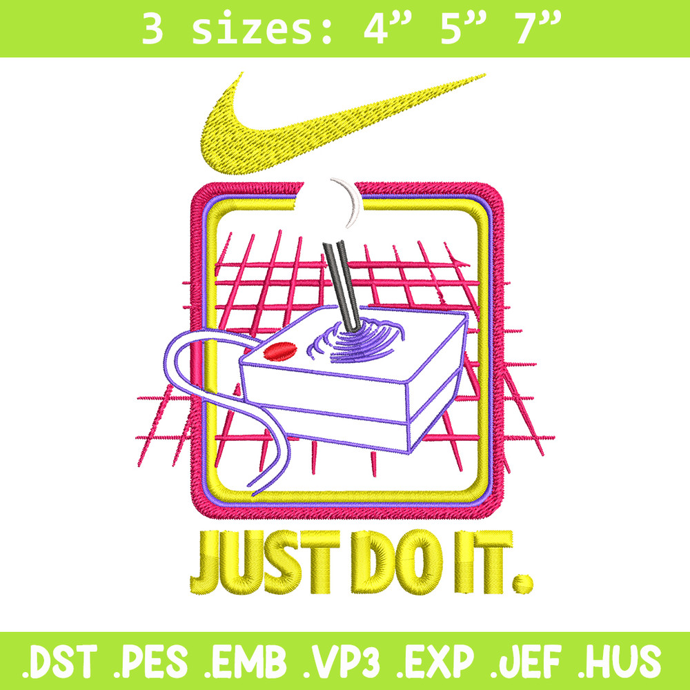 Retro nostalgia game Nike Embroidery design, logo Embroidery, Nike design, Embroidery file, logo shirt, Instant download.jpg