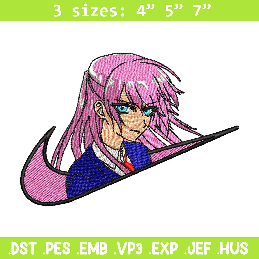 Shikimori san Nike embroidery design, Shikimori san embroidery, nike design, anime design, anime shirt, Digital download.jpg