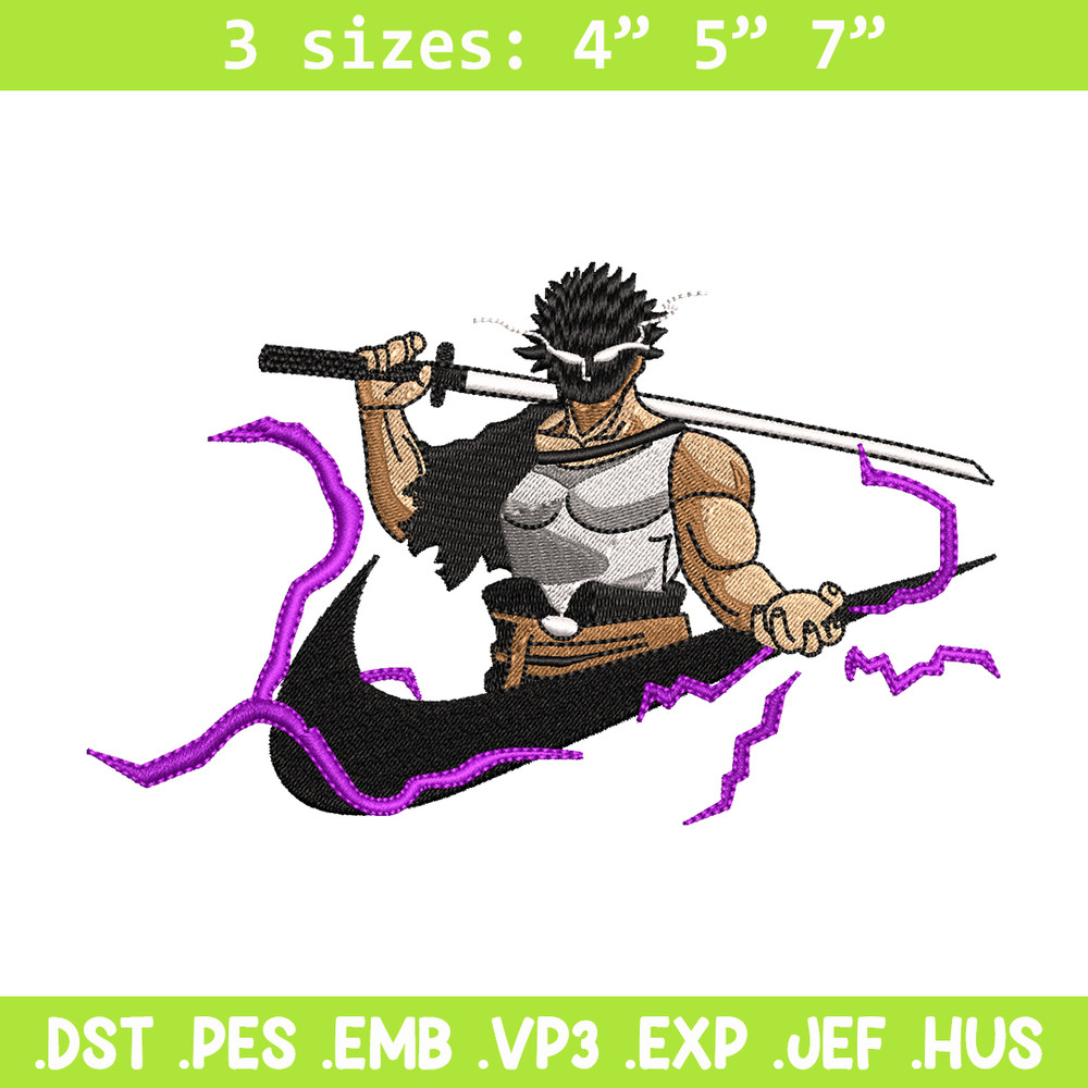 Yami Sukehiro Nike embroidery design, Black Clover embroidery, Nike design, anime design, anime shirt, Digital download.jpg