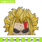 All Might Peeker Embroidery Design, Mha Embroidery, Embroidery File, Anime Embroidery, Anime shirt, Digital download.jpg