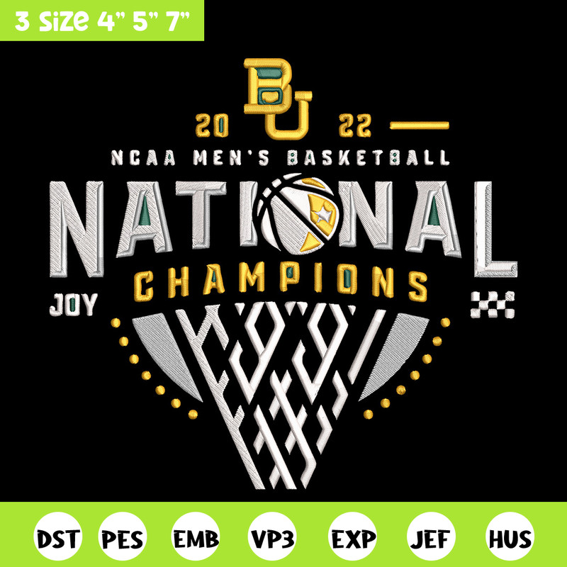 Baylor Bears poster embroidery design, NCAA embroidery, Sport embroidery,Embroidery design,Logo sport embroidery.jpg