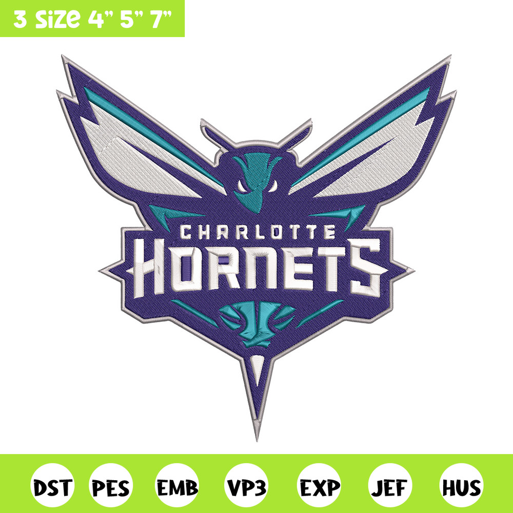 Charlotte Hornets logo embroidery design, NBA embroidery, Sport embroidery, Embroidery design,Logo sport embroidery.jpg