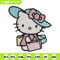 Hello kitty shopping Embroidery Design, Hello kitty Embroidery, Embroidery File, Anime Embroidery, Digital download.jpg