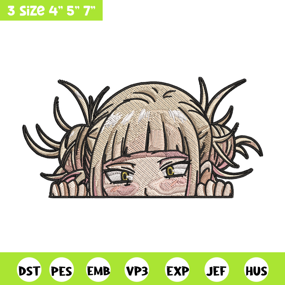 Himiko Peeker Embroidery Design, Mha Embroidery, Embroidery File, Anime Embroidery,Anime shirt, Digital download..jpg