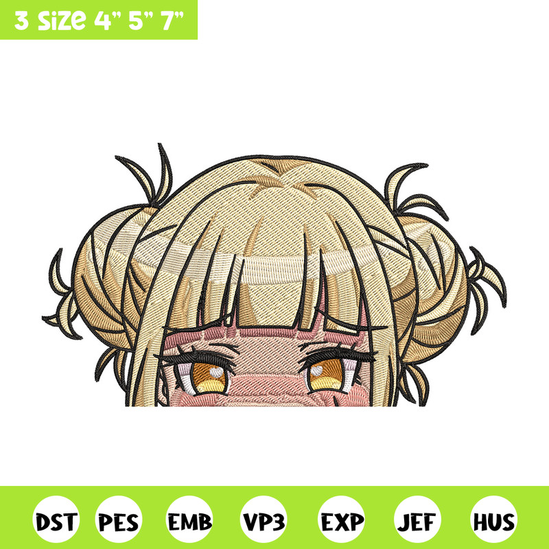 Himiko Peeker Embroidery Design, Mha Embroidery, Embroidery File, Anime Embroidery,Anime shirt, Digital download.jpg