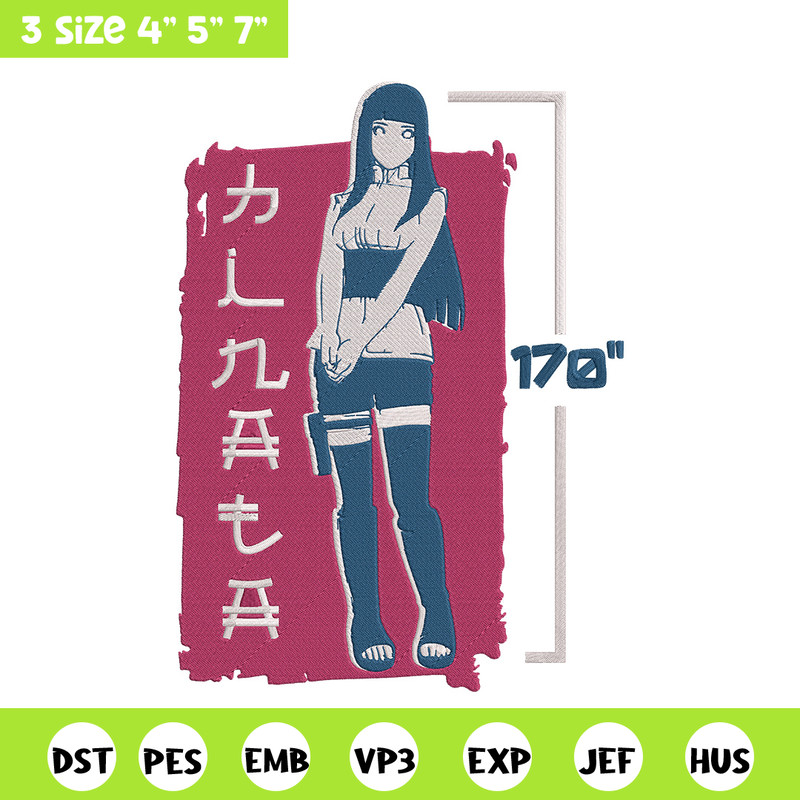 Hinata poster Embroidery Design, Naruto Embroidery, Embroidery File, Anime Embroidery,Anime shirt, Digital download.jpg