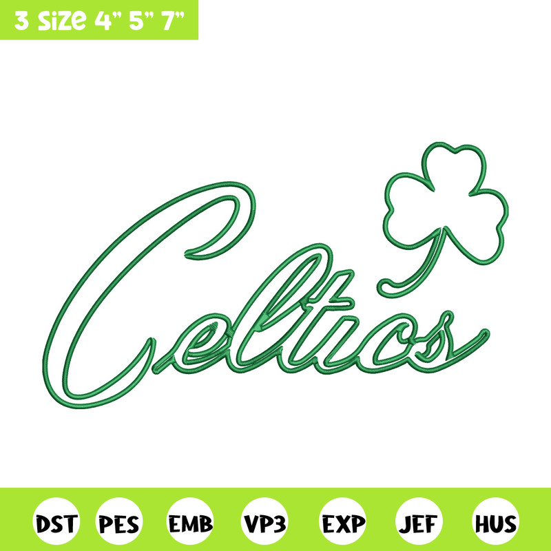 Boston Celtics logo embroidery design, NBA embroidery, Sport embroidery, Logo sport embroidery, Embroidery design.jpg