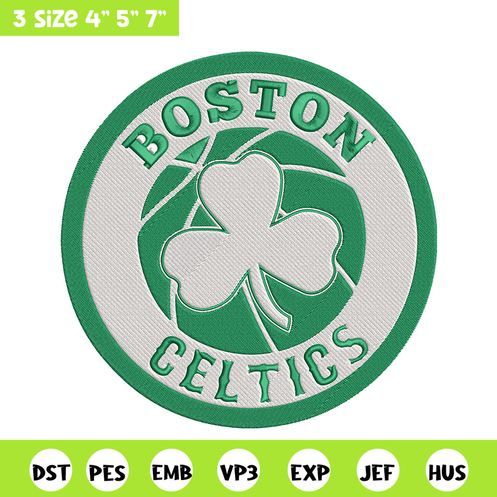 Boston Celtics logo embroidery design,NBA embroidery, Sport embroidery, Logo sport embroidery, Embroidery design.jpg