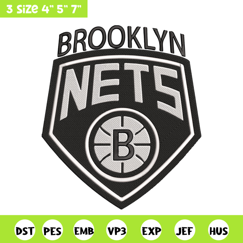 Brooklyn Nets logo embroidery design, NBA embroidery,Sport embroidery, Logo sport embroidery, Embroidery design.jpg