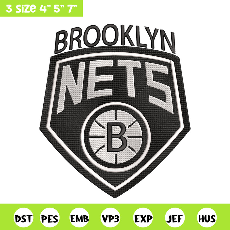 Brooklyn Nets logo embroidery design, NBA embroidery,Sport embroidery, Logo sport embroidery, Embroidery design.jpg