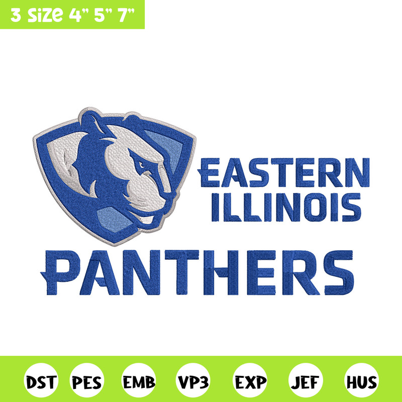 Eastern Illinois logo embroidery design, Sport embroidery, logo sport embroidery, Embroidery design, NCAA embroidery..jpg