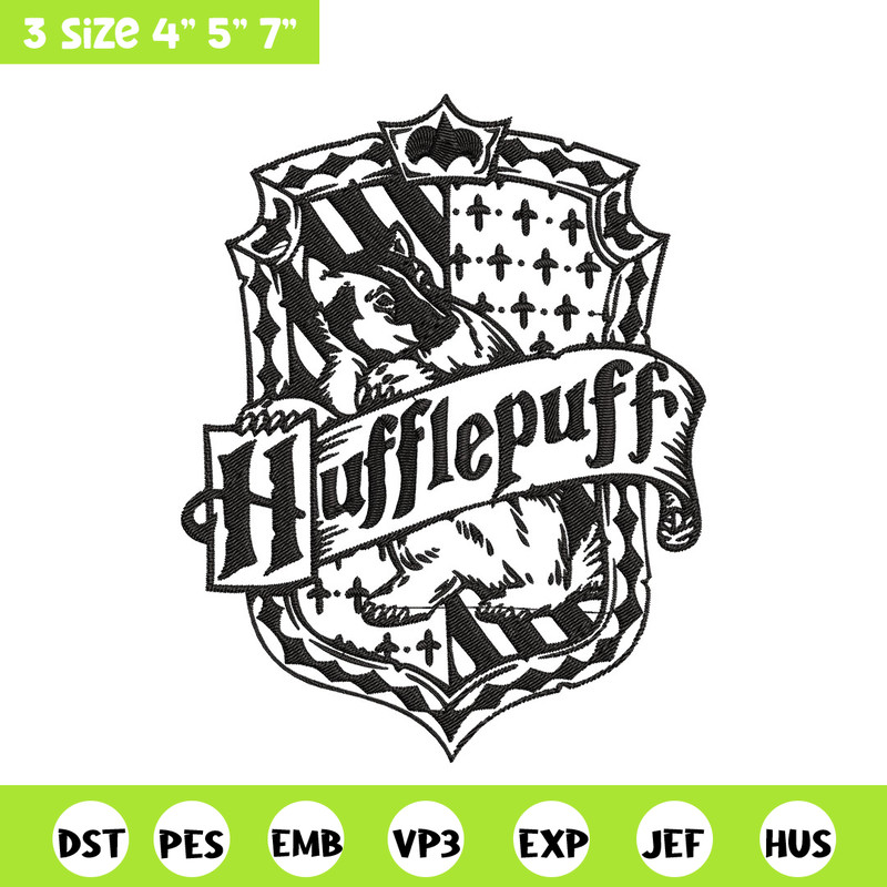 Hufflepuff Embroidery Design, logo Embroidery, Embroidery File, logo shirt, Embroidery design, Digital download..jpg