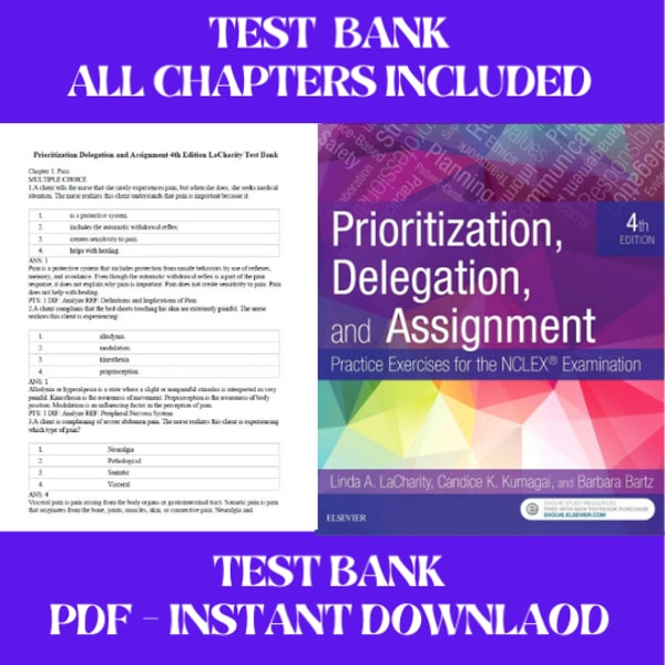Inspire Assignment Test Bank For Prioritization Delegation And Assignment Pract - Inspire ...