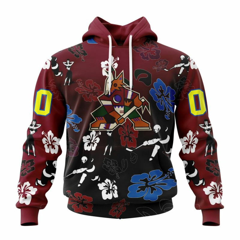 Hawaiian Style Design For Fans Unisex Hoodie.jpg